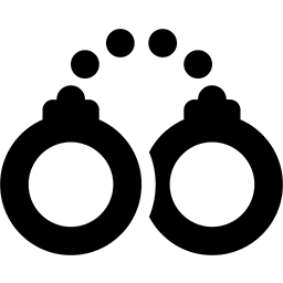 Logo der JVA Wien zeigt Handschellen